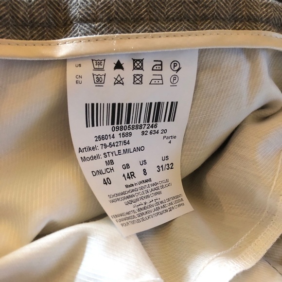 BRAX Feel Good Milano Herringbone Pant - Picture 3 of 5